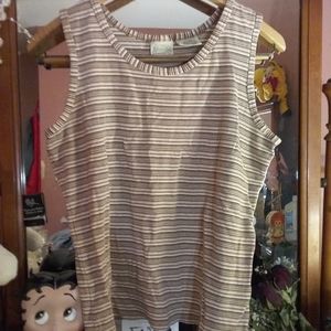 Ladies cute striped shirt size medium